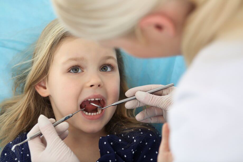 Scared Child in Dental Chair